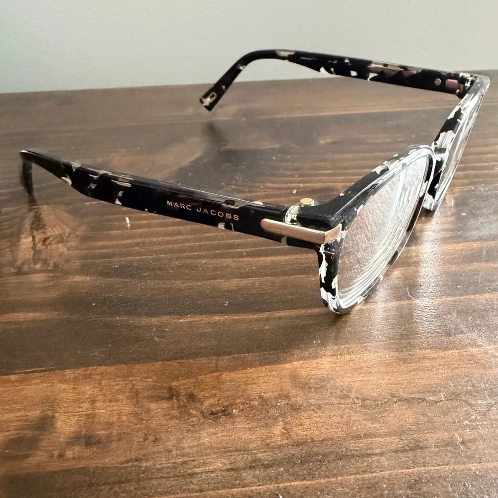 Marc Jacobs Marc 190  Black and White Women's Prescription Glasses Frames